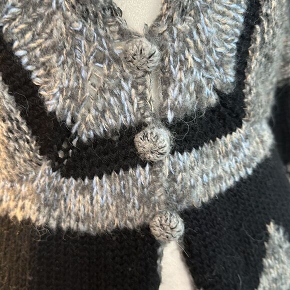 Free People Peplum Wool Alpaca V neck Cardigan - Picture 6 of 6